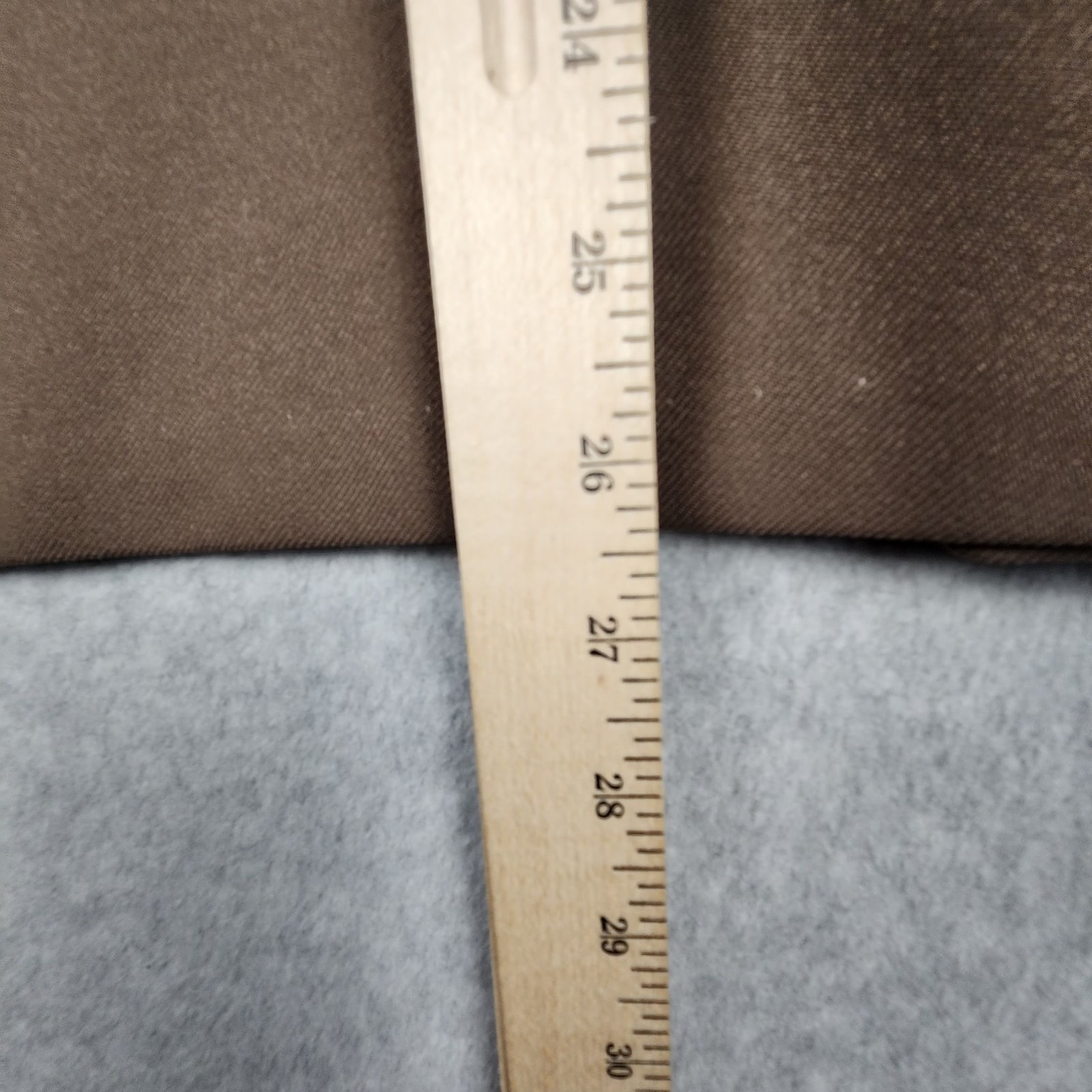 Vintage Le Tanne Skirt Womens Medium Brown Wool Blend High Waist Pockets 80s Usa — image 7 of 8